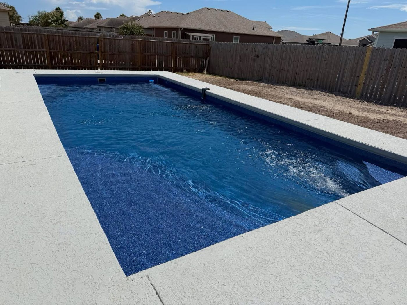 Completed Kinetic Pools project in the Coastal Bend