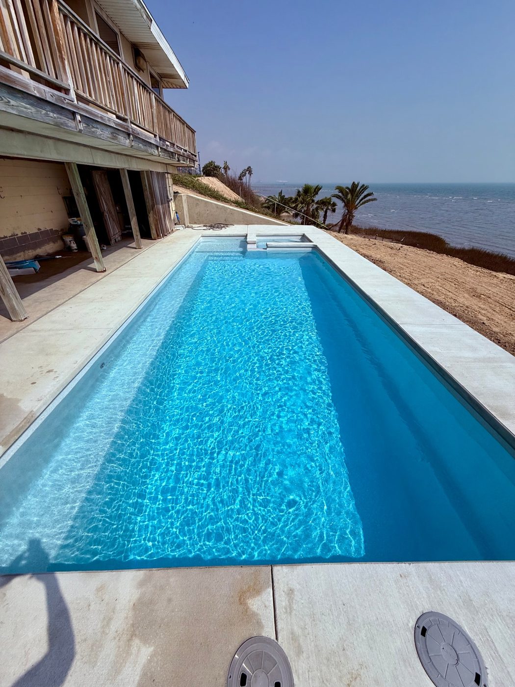 Completed Kinetic Pools project in the Coastal Bend