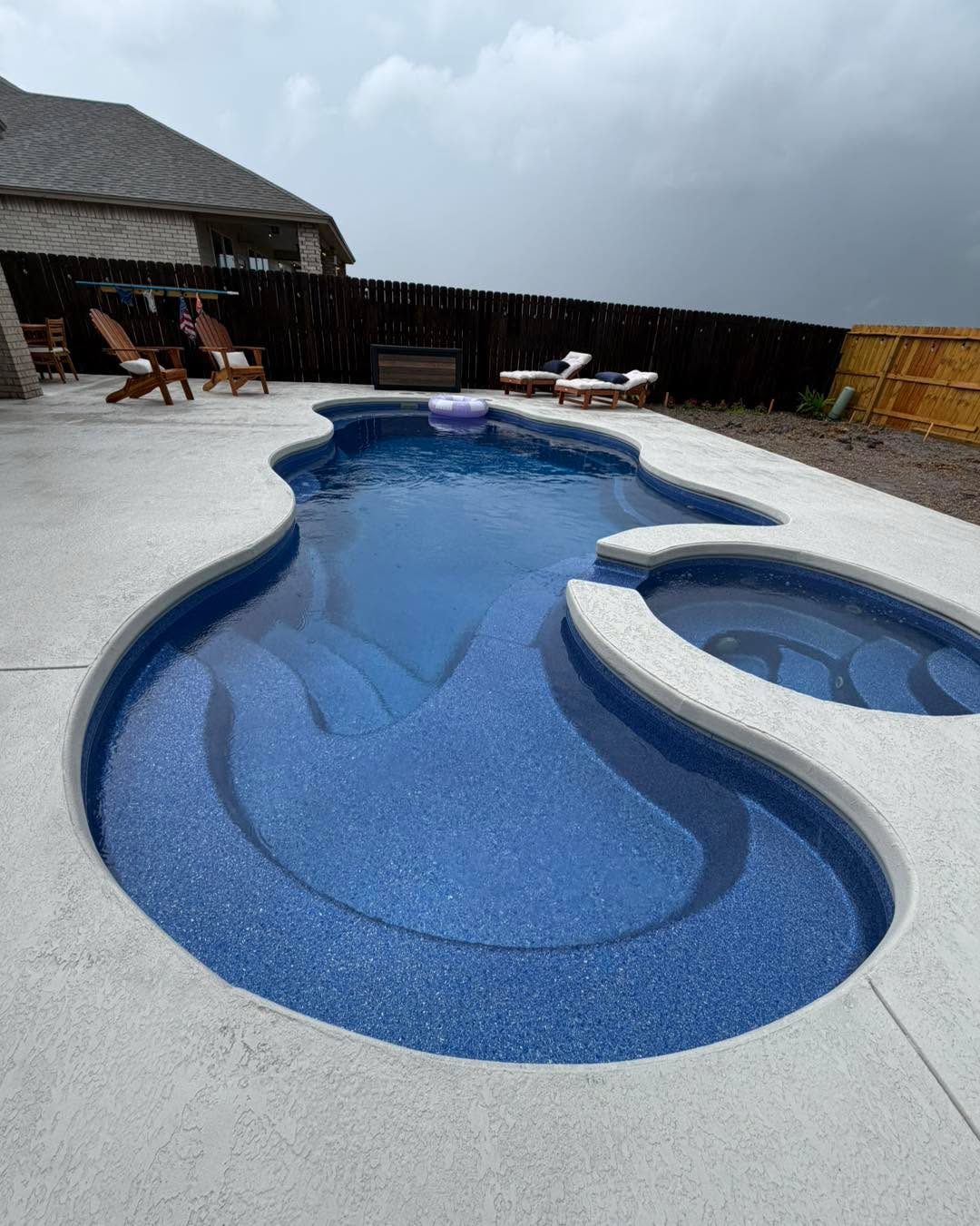 Completed Kinetic Pools project in the Coastal Bend