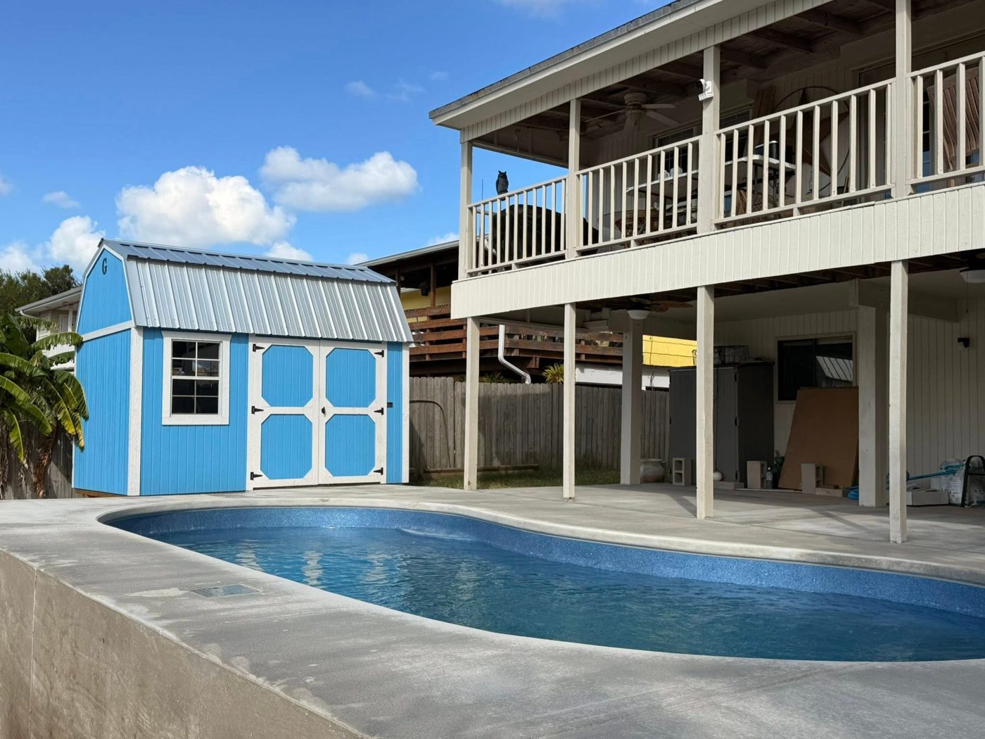 Completed Kinetic Pools project in the Coastal Bend